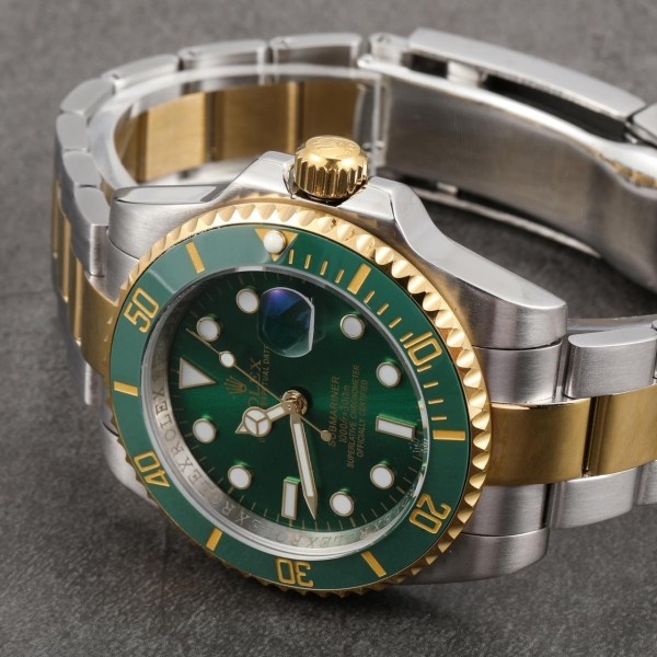 롤렉스 서브마리너 데이트 그린 콤비 - [1-179]