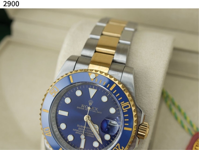 롤렉스 서브마리너 블루 오이스터 스틸 옐로우골드 콤비