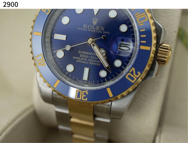 롤렉스 서브마리너 블루 오이스터 스틸 옐로우골드 콤비