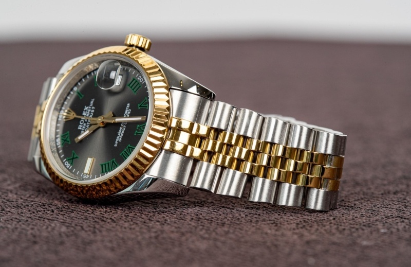 롤렉스 데이져스트 36오이스터 옐로우골드 (그린)