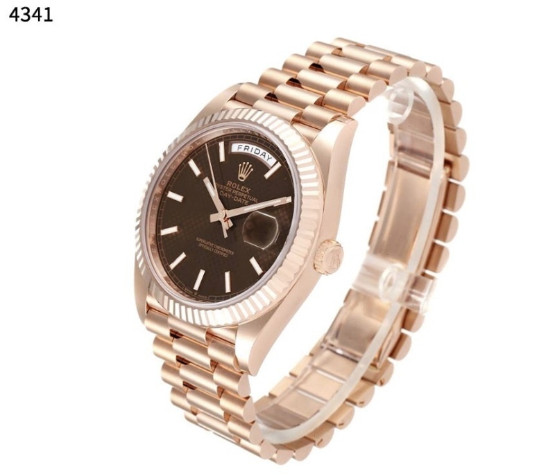 롤렉스 로렉스 데이-데이트 40 초콜릿 다이얼