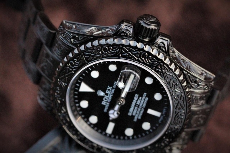 롤렉스 X 크롬하츠 콜라보 서브마리너 블랙
