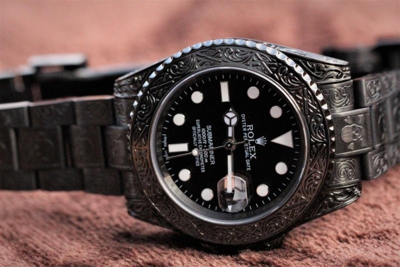 롤렉스 X 크롬하츠 콜라보 서브마리너 블랙