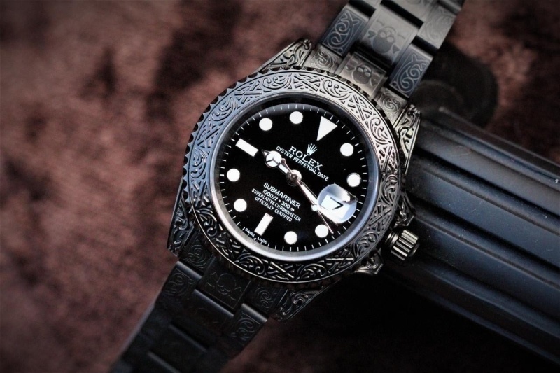 롤렉스 X 크롬하츠 콜라보 서브마리너 블랙