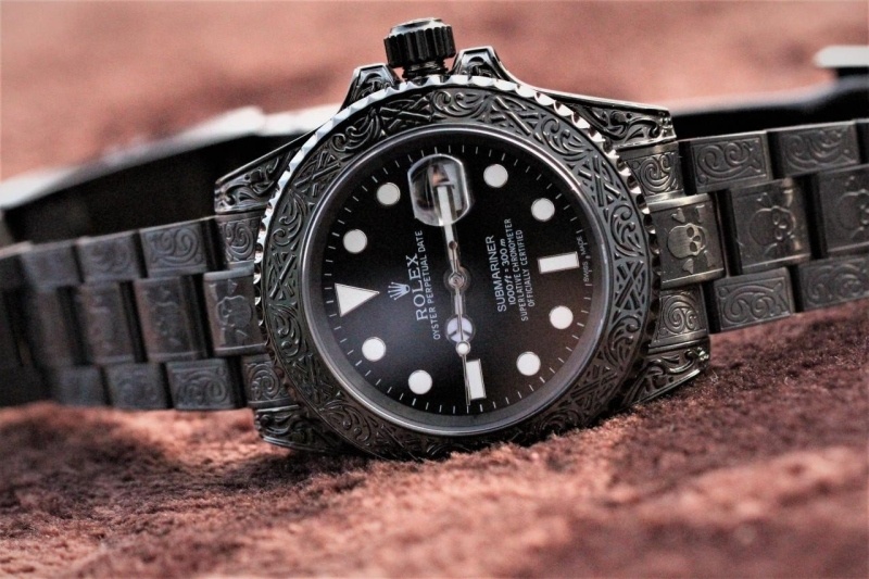 롤렉스 X 크롬하츠 콜라보 서브마리너 블랙