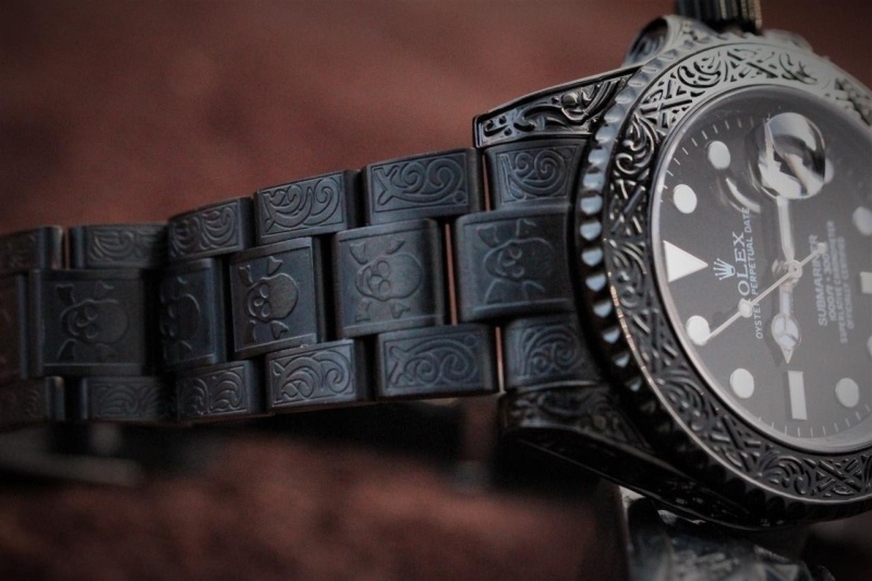 롤렉스 X 크롬하츠 콜라보 서브마리너 블랙