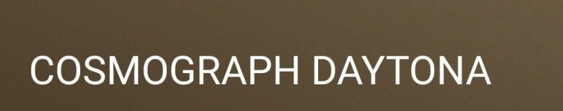 롤렉스 데이토나 코스모그라프 오이스터 페페츄얼