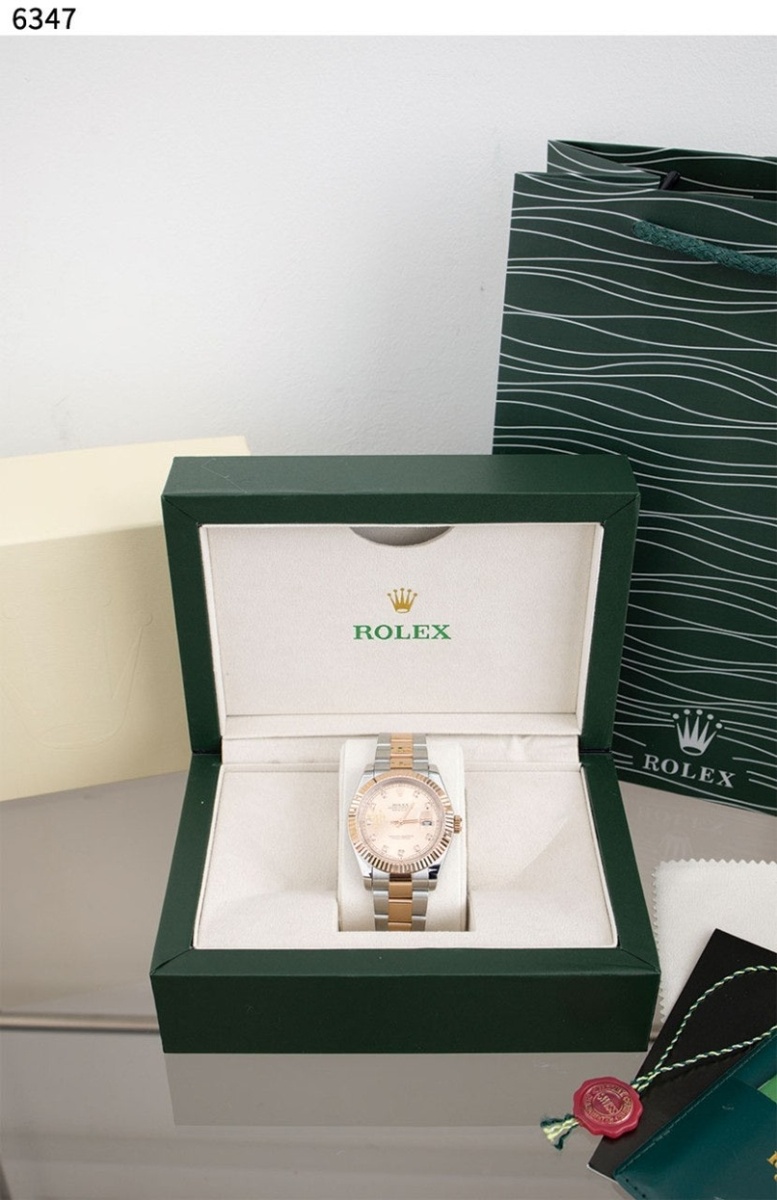 롤렉스 데이트저스트 선 더스트 다이아