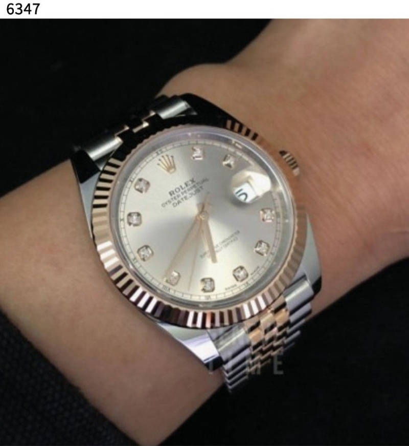 롤렉스 데이트저스트 선 더스트 다이아