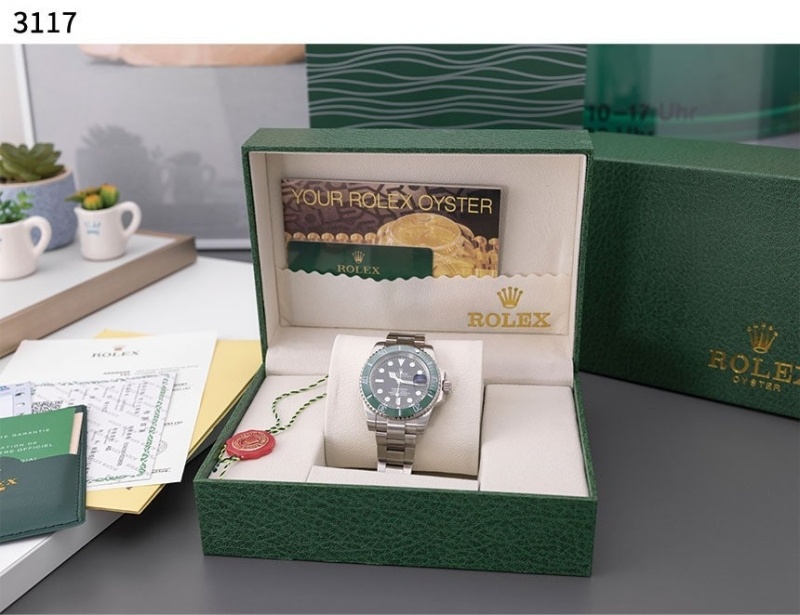 롤렉스 서브마리너 오이스터스틸 그린 블랙 콤비