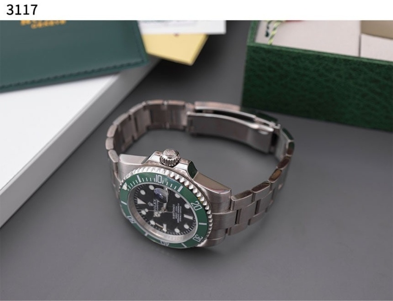롤렉스 서브마리너 오이스터스틸 그린 블랙 콤비