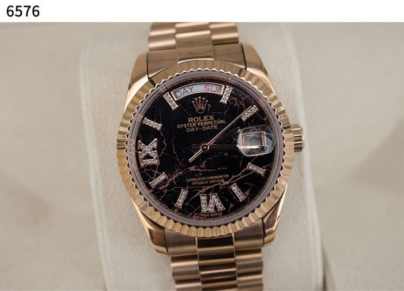 롤렉스 수입고급 데이데이트 다이아 초코판