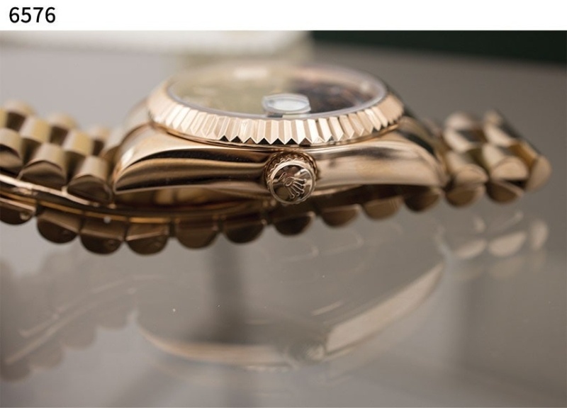 롤렉스 수입고급 데이데이트 다이아 초코판