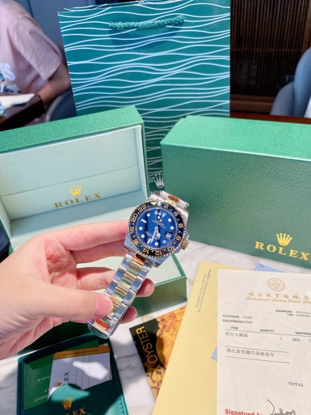 롤렉스 GMT 마스터ll 흑콤 호랑이