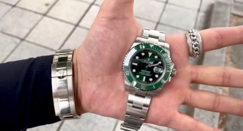 롤렉스 서브마리너 그린다이얼