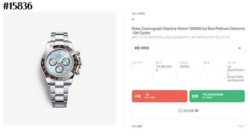 10% 추가세일) 롤렉스 코스모그래프 데이토나 40mm 126508 화이트 오이스터 - 2 Color