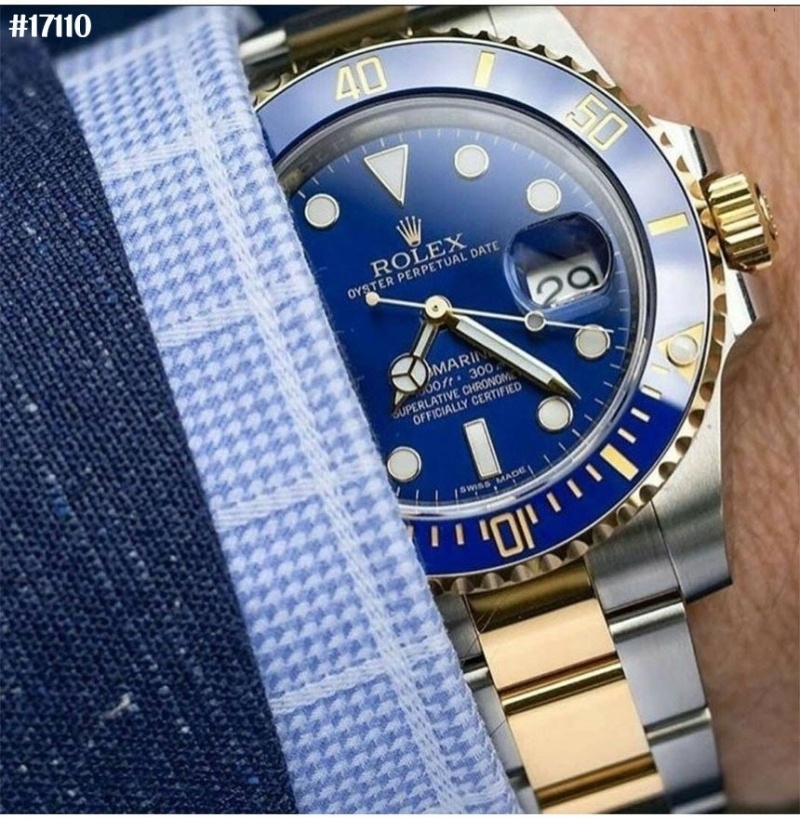 롤렉스 서브마리너 데이트 미드나잇 블루 오이스터 골드 콤비
