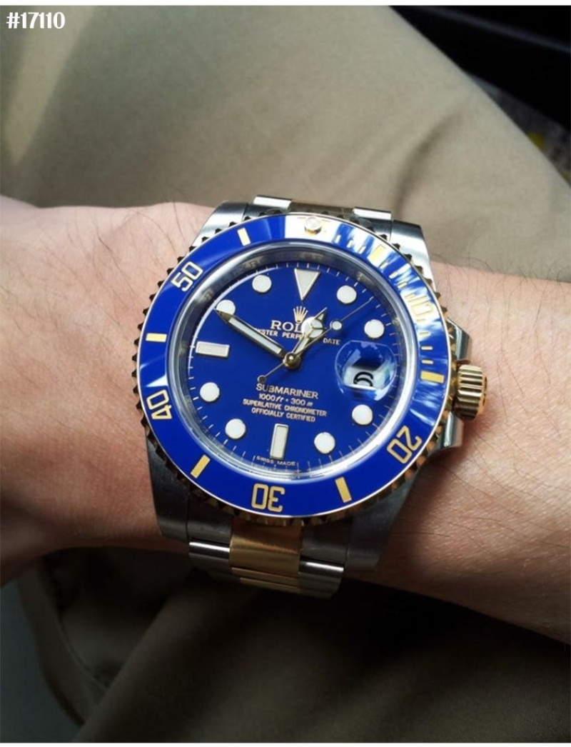 롤렉스 서브마리너 데이트 미드나잇 블루 오이스터 골드 콤비