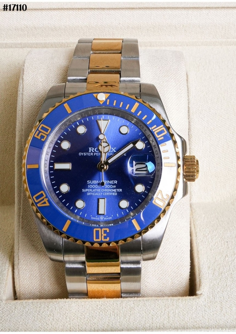 롤렉스 서브마리너 데이트 미드나잇 블루 오이스터 골드 콤비