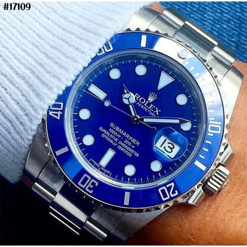 롤렉스 서브마리너 데이트 미드나잇 블루 오이스터