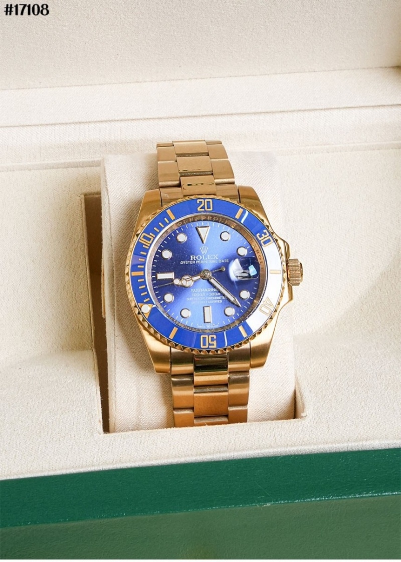 롤렉스 서브마리너 데이트 미드나잇 블루 오이스터 금장
