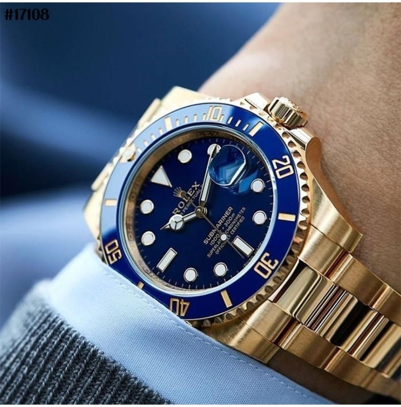 롤렉스 서브마리너 데이트 미드나잇 블루 오이스터 금장
