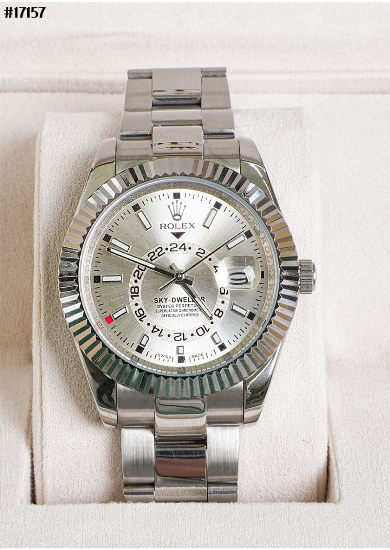 롤렉스 스카이드웰러 인텐스 실버 오이스터