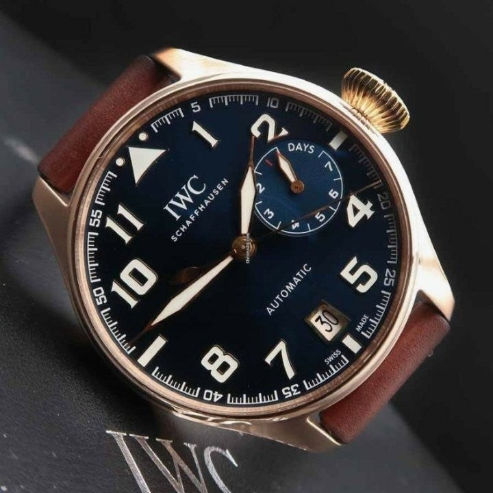 IWC 빅파일럿 에디션 워치 어린왕자 블루다이얼