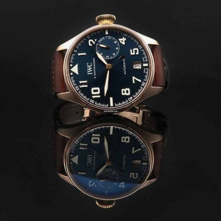 IWC 빅파일럿 에디션 워치 어린왕자 블루다이얼