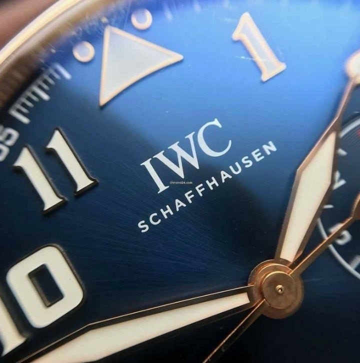 IWC 빅파일럿 에디션 워치 어린왕자 블루다이얼