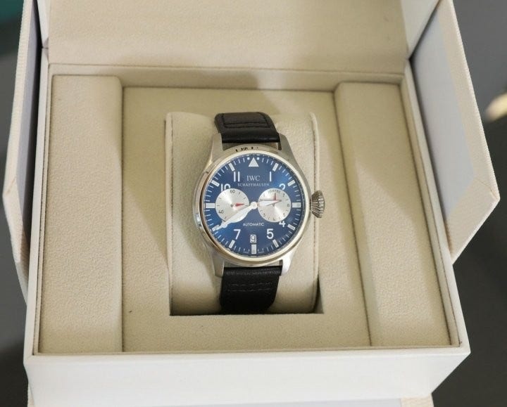 IWC 빅파일럿 워치 부티크런던 에디션