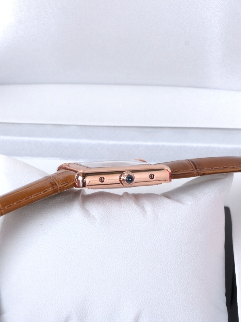 까르띠에 탱크루이 워치 브라운 스몰