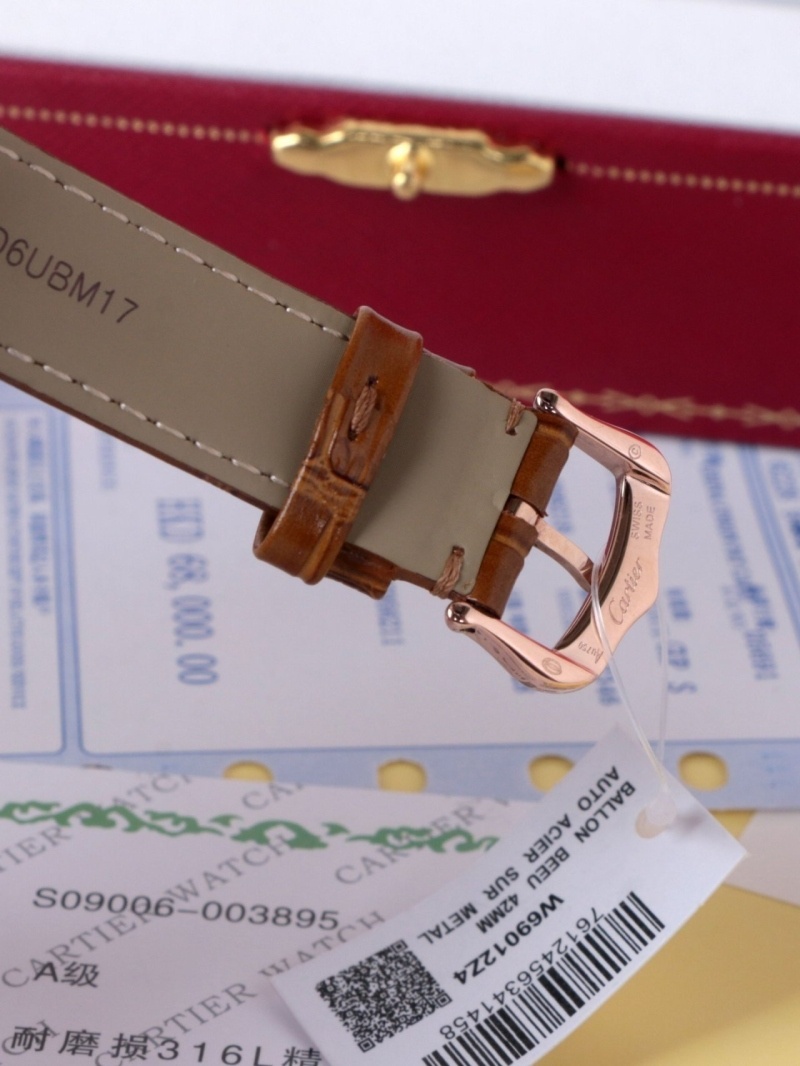 까르띠에 탱크루이 워치 브라운 스몰