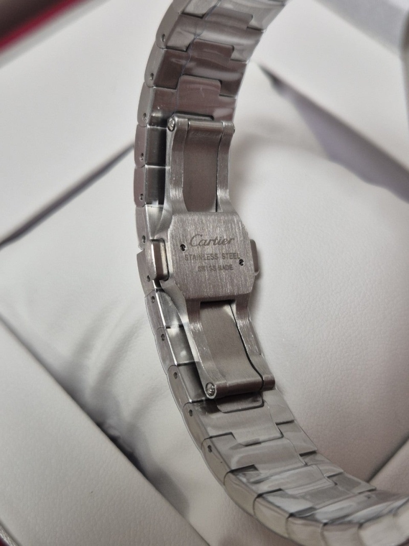 까르띠에 산토스 실버 (남성) -풀구성품-