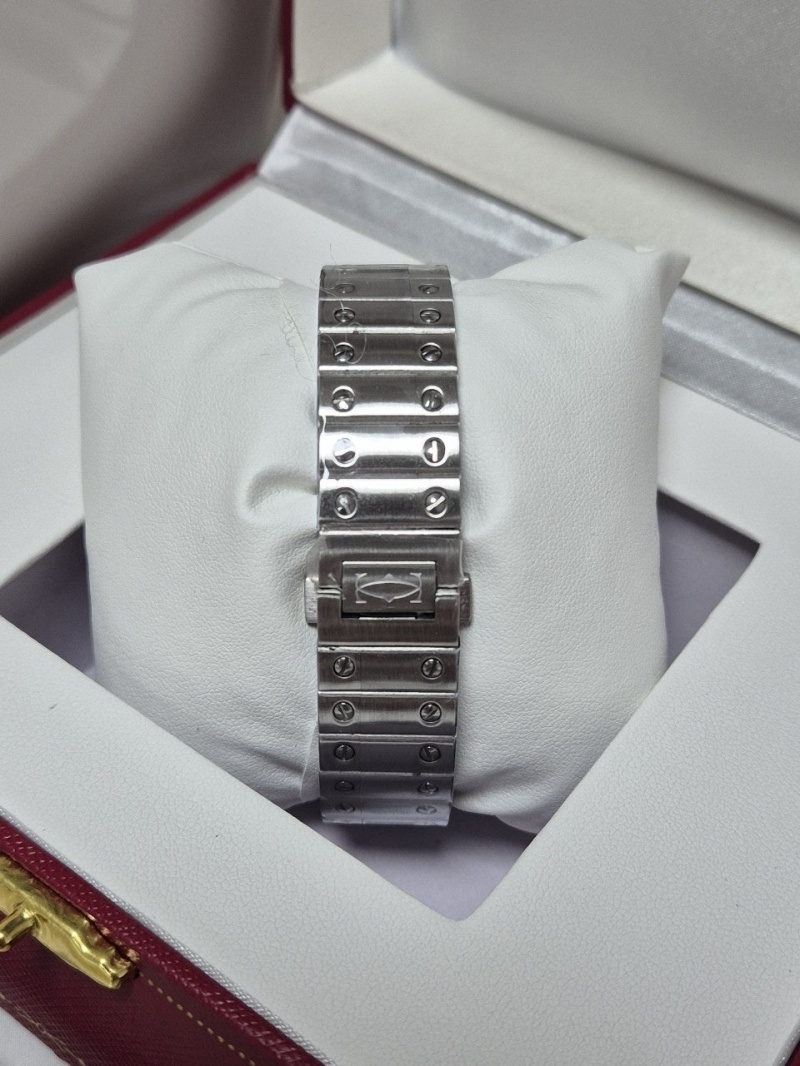 까르띠에 산토스 실버 (남성) -풀구성품-