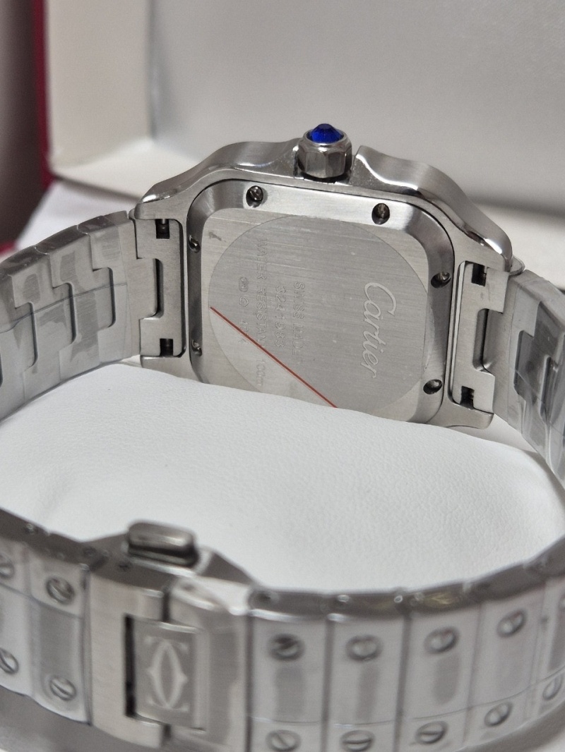 까르띠에 산토스 실버 (남성) -풀구성품-