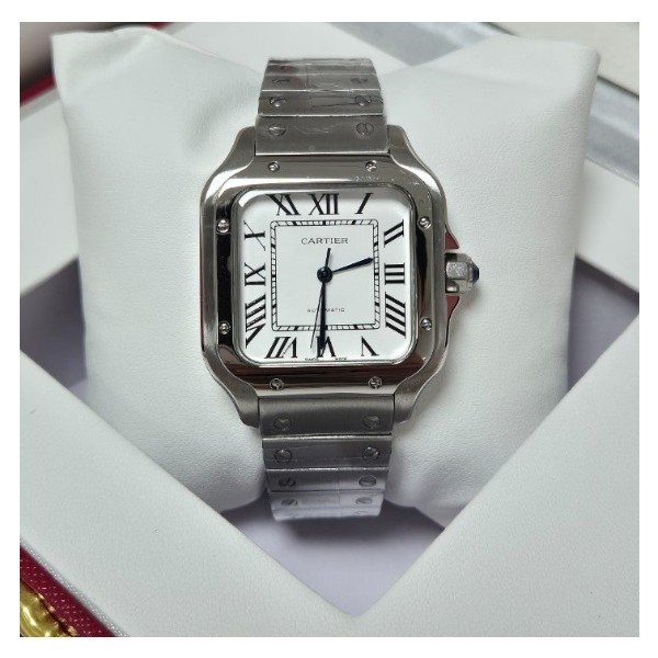 까르띠에 산토스 실버 (남성) -풀구성품-