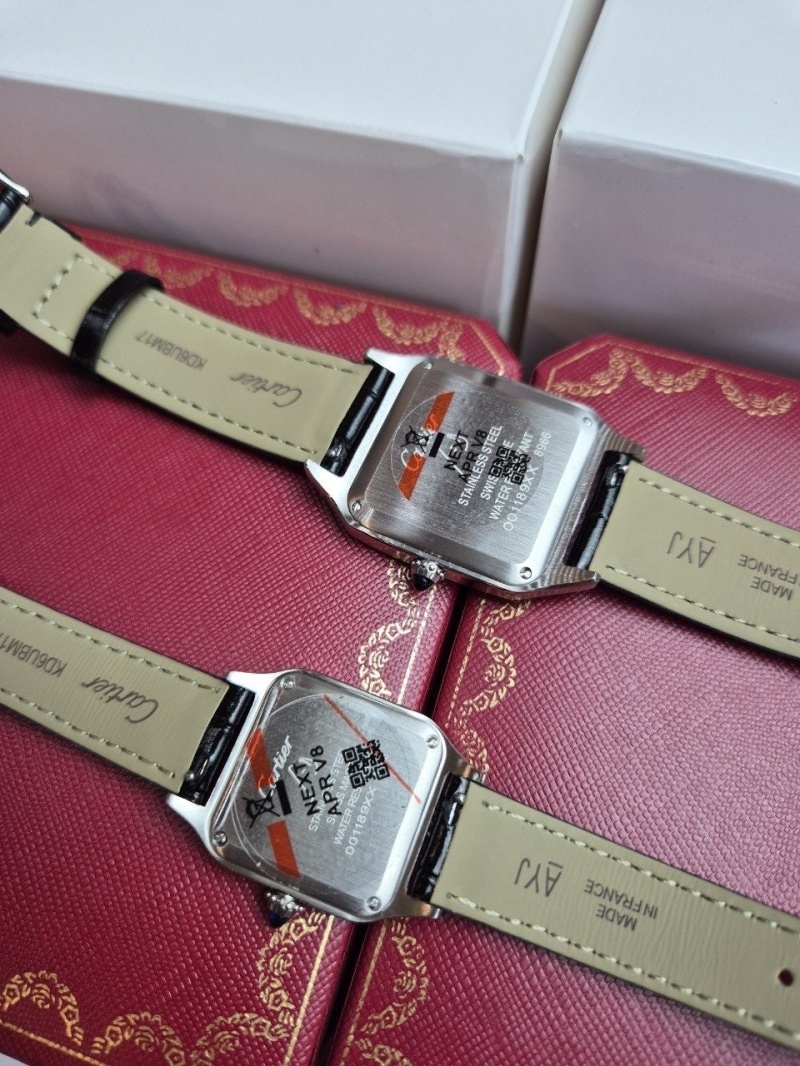 까르띠에 산토스 블랙 2size (커플)