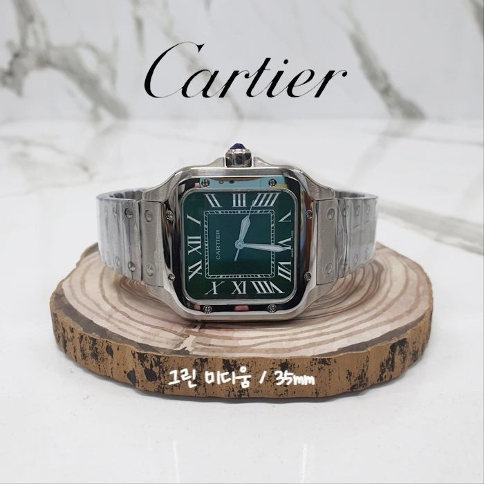까르띠에 산토스 워치 2size -084