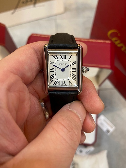 까르띠에 탱크머스트 솔로 2size