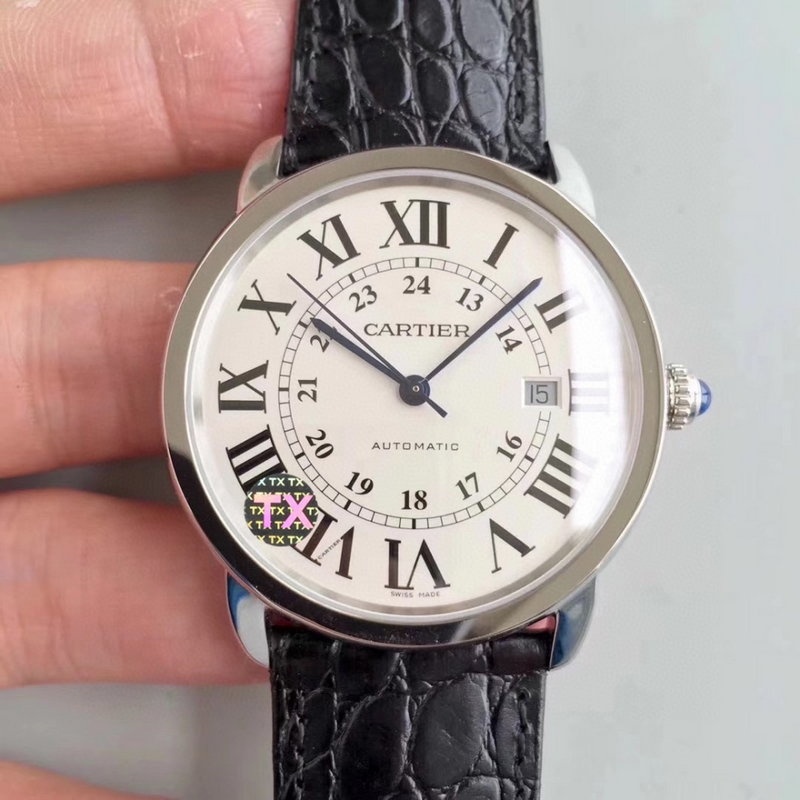 까르띠에 롱드 솔로 런던 시계