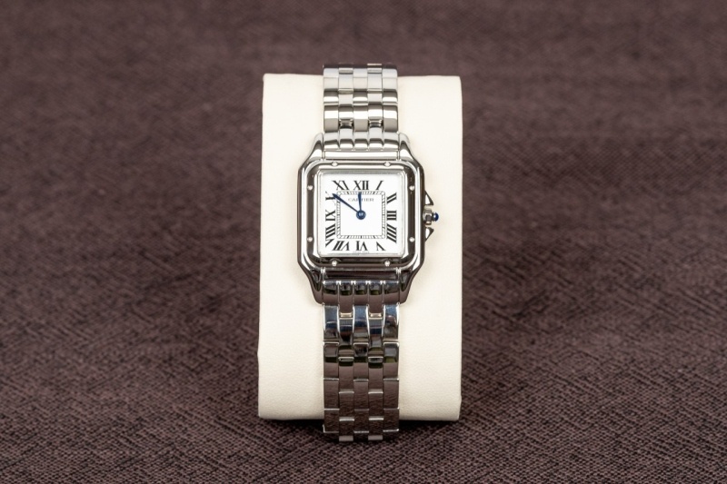 까르띠에 팬더 시계 - 실버 화이트