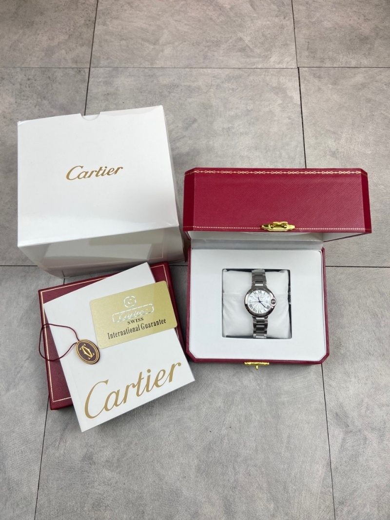 까르띠에 발롱블루 33MM 쿼츠 여성용 명품시계