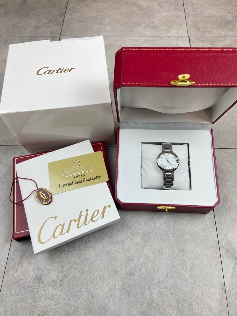까르띠에 발롱블루 33MM 쿼츠 여성용 명품시계