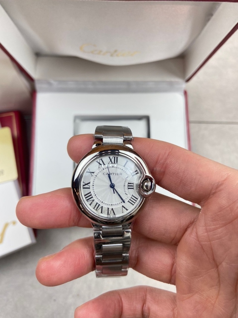 까르띠에 발롱블루 33MM 쿼츠 여성용 명품시계