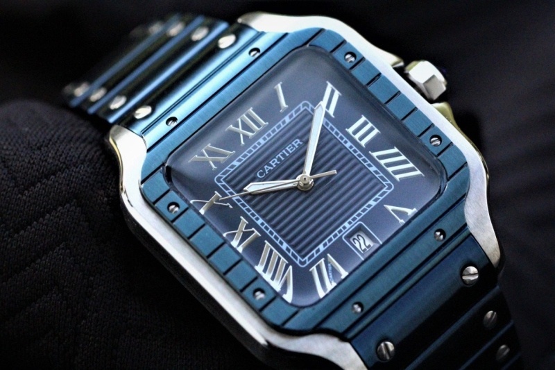 까르띠에 산토스 드 까르띠에 콤비 메탈 와치