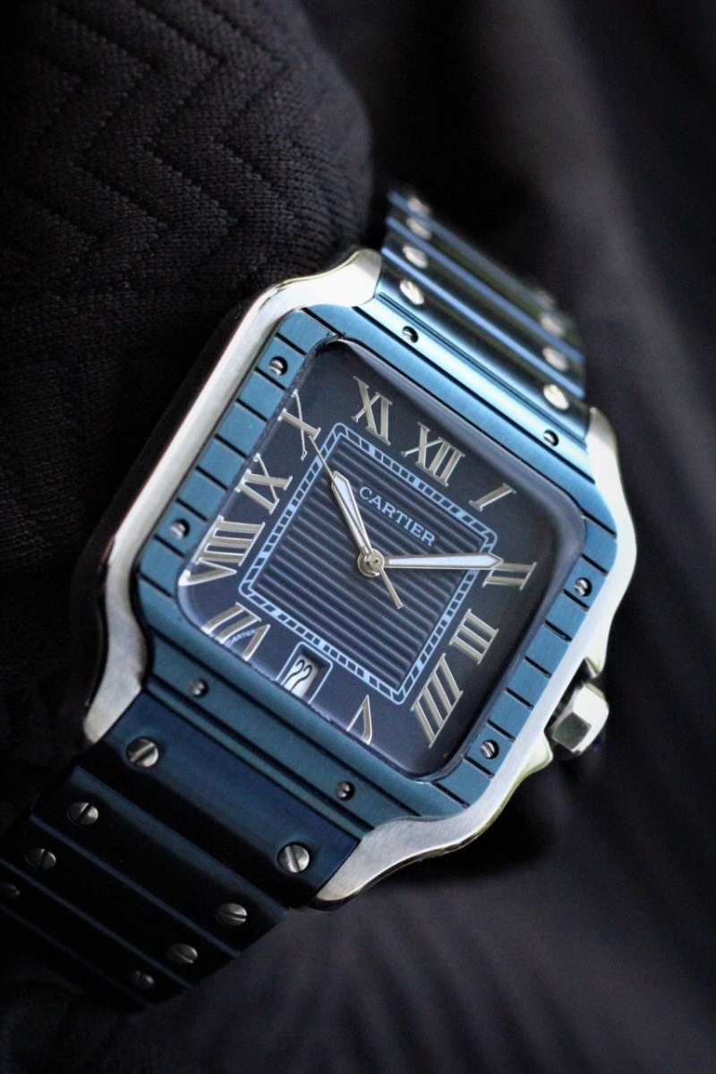 까르띠에 산토스 드 까르띠에 콤비 메탈 와치