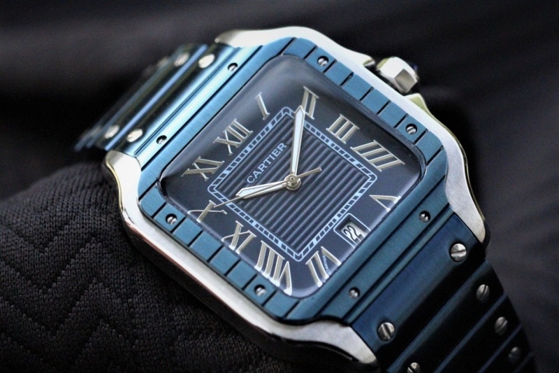 까르띠에 산토스 드 까르띠에 콤비 메탈 와치