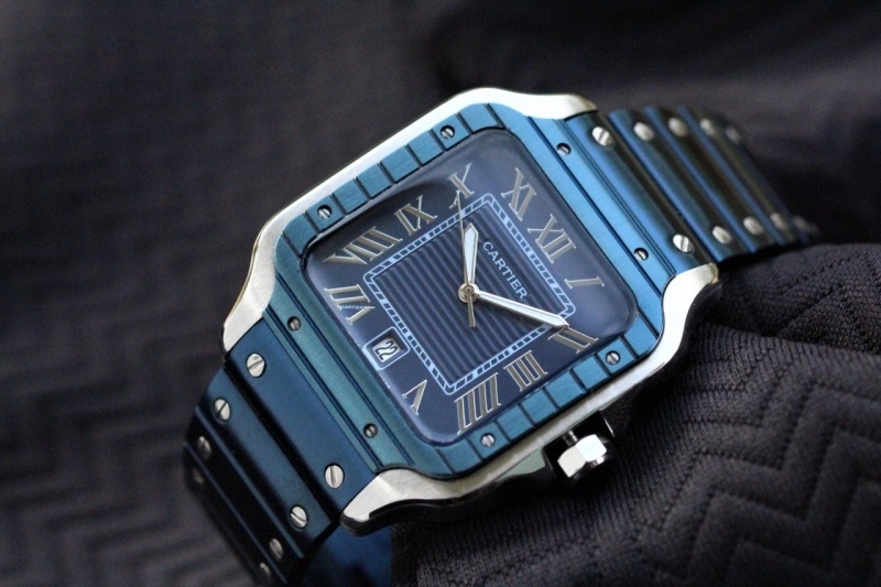 까르띠에 산토스 드 까르띠에 콤비 메탈 와치