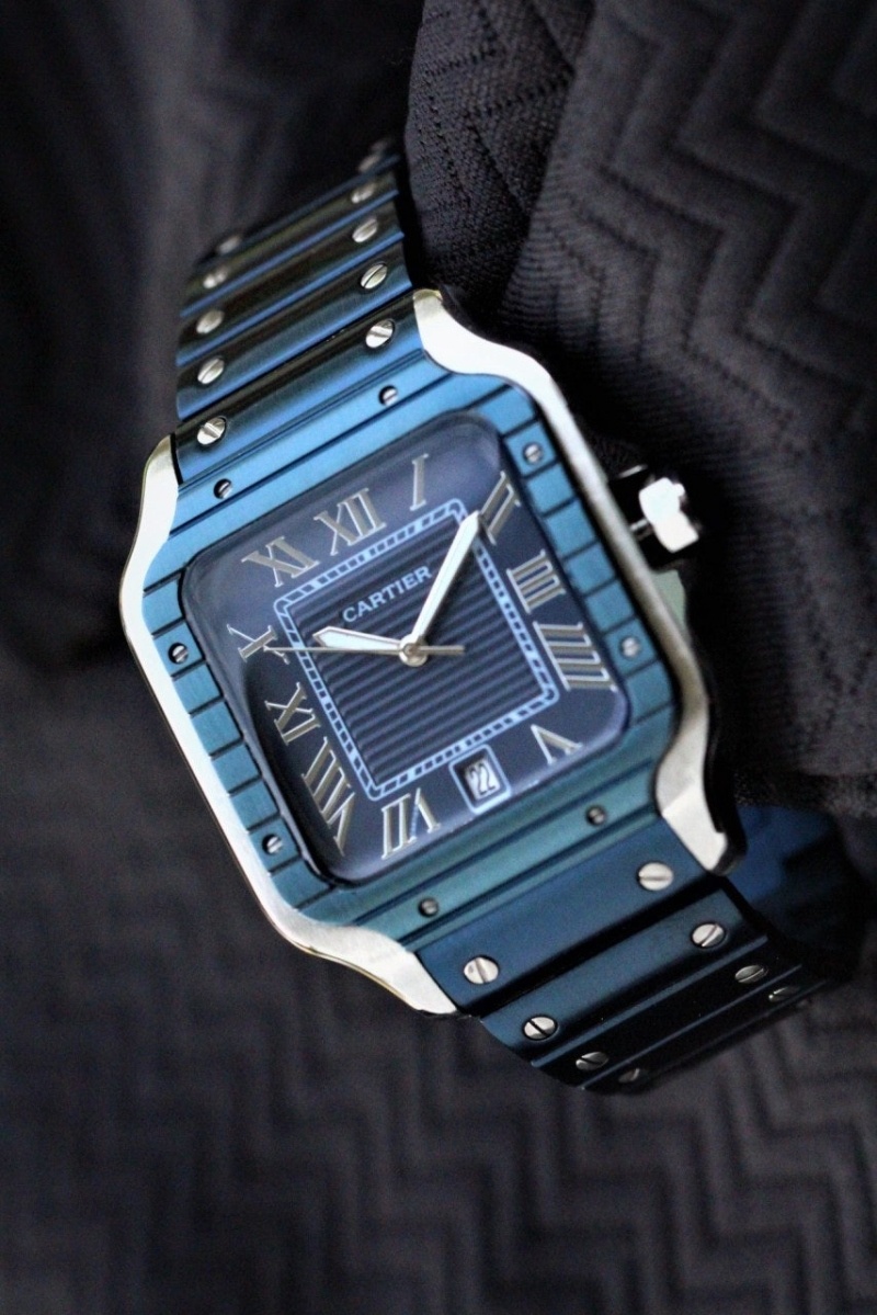 까르띠에 산토스 드 까르띠에 콤비 메탈 와치